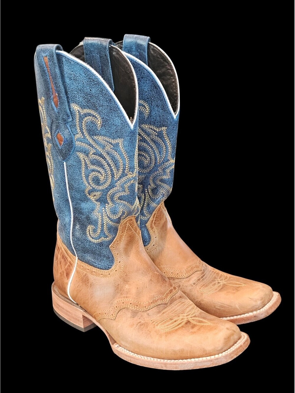 J.B. Dillon Windmark Brown Leather Western Cowboy Boot Men’s Size 8D JBR2004